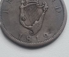 Ireland half penny 1819 Token