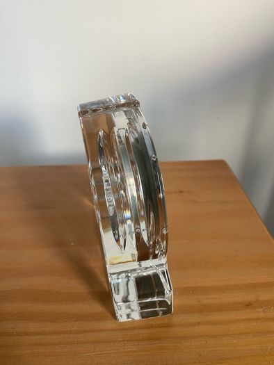 Waterford Crystal Desk Citizen Clock Table Ireland Irish Glass