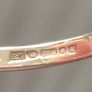 375 9ct yellow gold natural diamond ring - size L Image 5