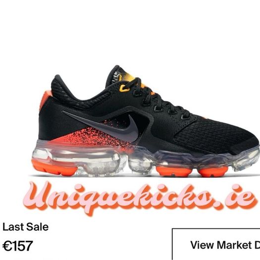 Nike Air Vapormax OG Black Solar Orange