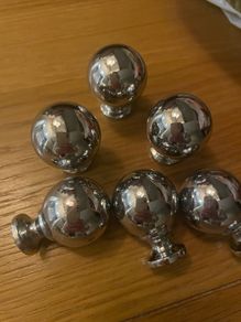 45 Silver Chrome door knobs