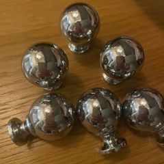 45 Silver Chrome door knobs