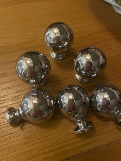 45 Silver Chrome door knobs