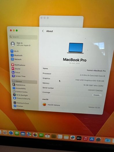 Apple Macbook Pro 16" (2019) A2141