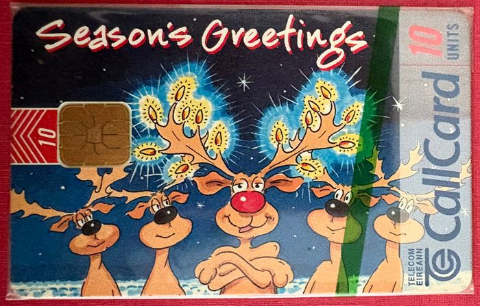 Christmas 1996 Mint Callcard