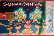 Christmas 1996 Mint Callcard