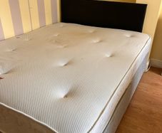 King size bed and mattress