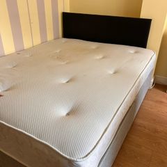 King size bed and mattress