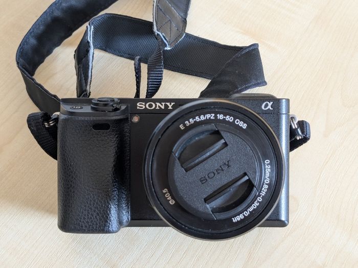 Sony A6300 camera with kit lens and some extras