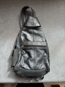 Ladies soft leather rucksack