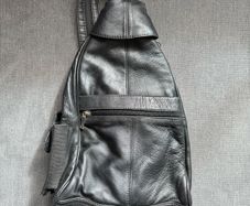 Ladies soft leather rucksack