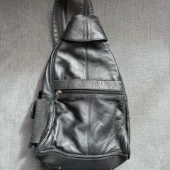 Ladies soft leather rucksack