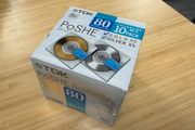 Sealed Pack of 10 New TDK PoSHE Silver/Gold Mix 80 minidiscs