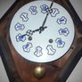 Beautiful Rare 19th Century French Napoleon III Oeil de Boeuf Wall Clock Image 3