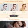 5" Desk Ring Light with Stand, LED Ring Light for Laptop Monitor, Video Conference Lighting, Zoom Meeting Light for Video Calls Selfie Makeup PC Webcam, Phone Holder with Continuous Output Lighting Image 6