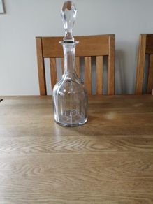 Crystal Decanter 13" high