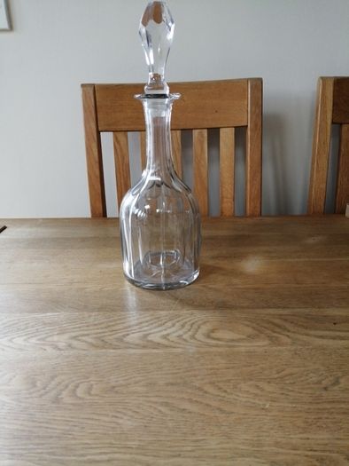 Crystal Decanter 13" high