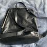 Unisex Ben Minkoff Minimalist Black Leather Backpack Image 8