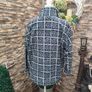 Ten yards by Colmar Navy and white fleece sweater Image 4