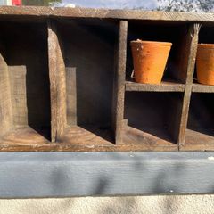 Antique Primitive Wooden box, Garden/ Tools etc etc