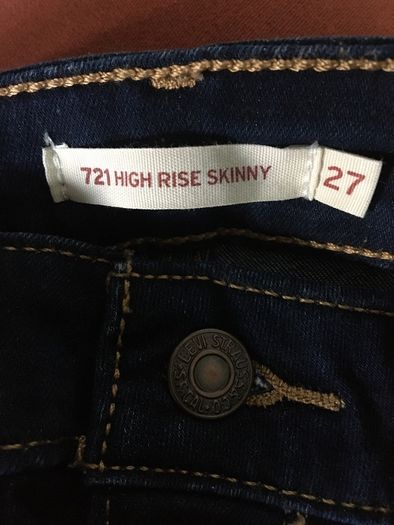 Levi's 721 high rise skinny jeans
