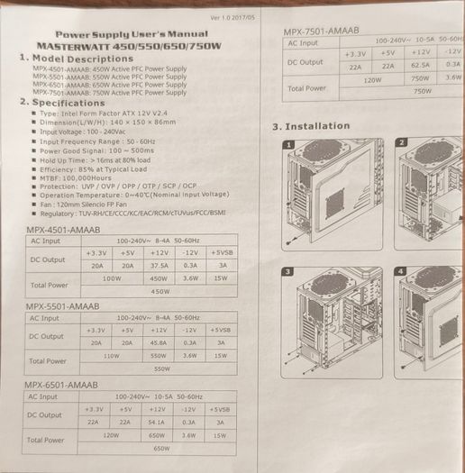Cooler Master Masterwatt 450