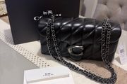 coach tabby 26 bag in black