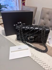 coach tabby 26 bag in black
