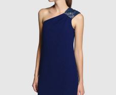 Brand New one shoulder crepe short dress