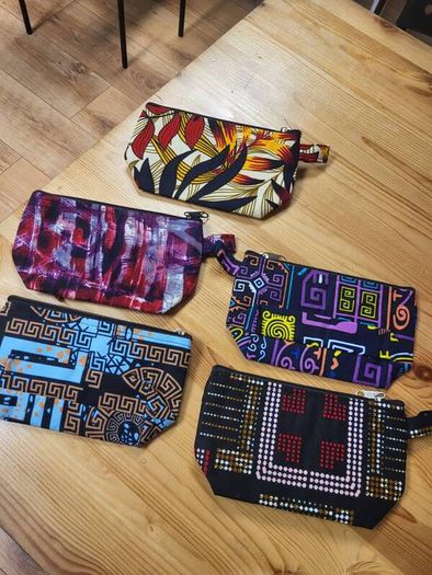 small handmade cosmetic bag