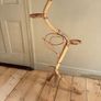 Vintage Mid Century Modern Bamboo plant stand in a snake design Italian Image 3
