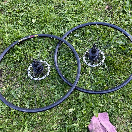 Mavic MX317 disc set of MTB 26 inch wheels Shimano