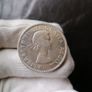 1957 Canada Silver One Dollar Coin Image 2