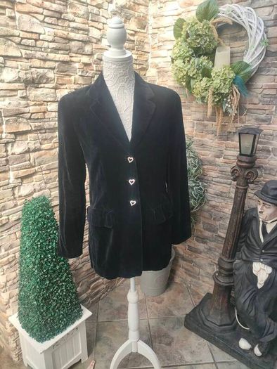 Betty Barclay vintage black velvet blazer