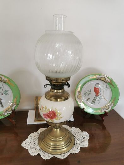 Antique Oil Lamp 1800's
