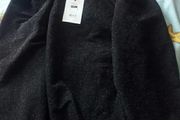 Bnwt Black Lurex Flare Top