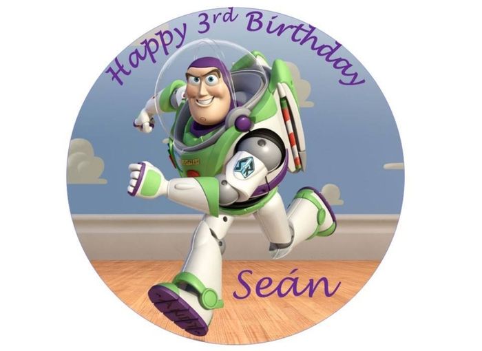 toy story personalised edible cake topper 7'