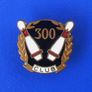300 CLUB (ten-pin bowing) - award or prize badge for scoring the maximum 300 in a game Image 2