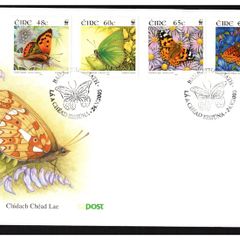 2005 Ireland Fauna & Flora Butterflies Commemorative Stamps An Post First Day Cover (FDC)
