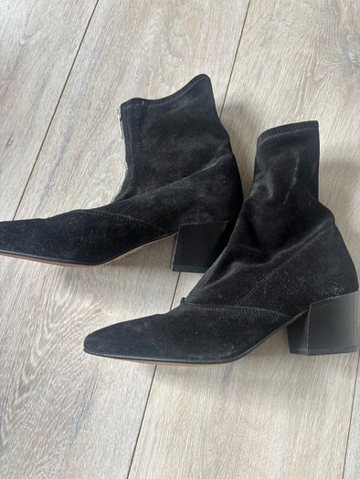 clarks suede womans ankle boot