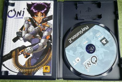 Oni (Sony PlayStation 2, 2001) PS2 CIB Complete w/ Manual - Tested & Working