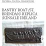 Vintage St Brendan's Boat Wild Goose Studio Wall Plaque Image 8