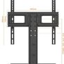 Universal Table Top Pedestal TV Stand for 26''-55'' LCD LED TVs, Height Adjustable TV Base Stand with Tempered Glass Base, Cable Management, Holds 45 KG & Max. VESA 400x400mm Image 2