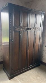 antique mahogany wardrobe