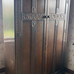 antique mahogany wardrobe