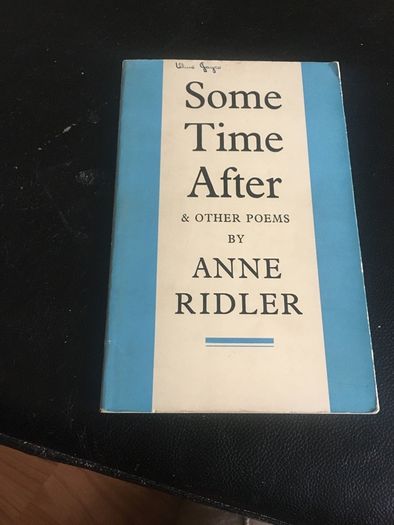 Some Time After & Other Poems by Anne Ridler