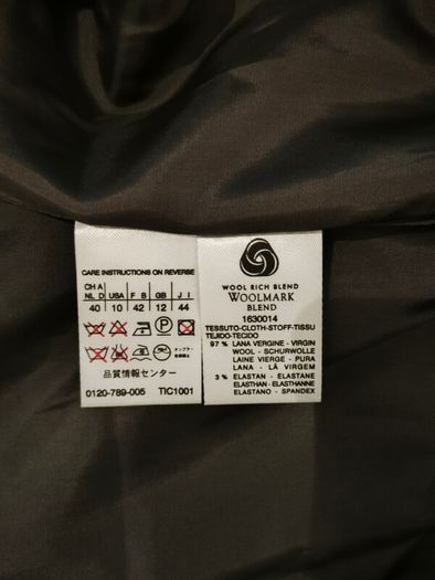 Max Mara Virgin Wool Pinstripe Trouser Suit