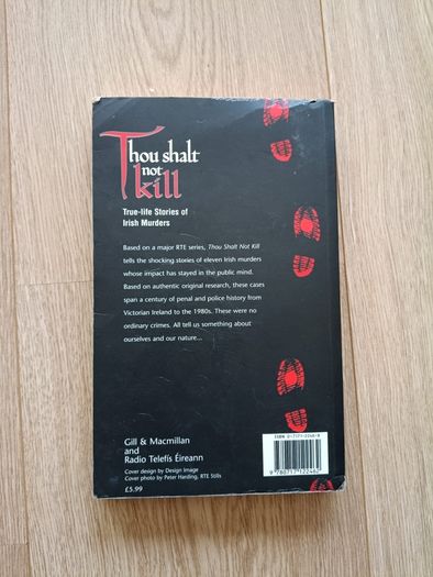 Thou Shalt Not Kill true life stories of Irish murders 1994 paperback FREE STANDARD POSTAGE INCLUDED