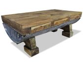 Coffee Table Solid Reclaimed Wood 90x50x35 cm