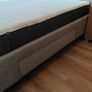 King Size Upholstered Bed + Emma Mattress (6 months) Image 3